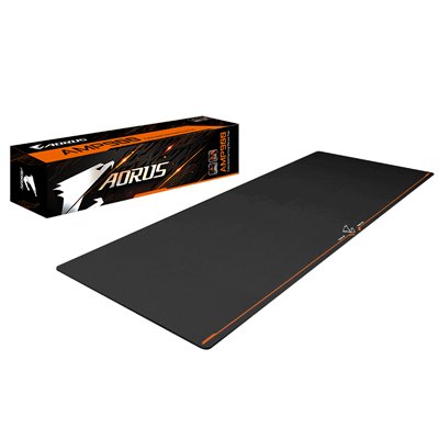 GIGABYTE AMP900 Alfombrilla de ratón para juegos Negro, Naranja