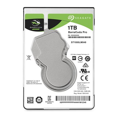 Seagate Barracuda Pro disco duro interno 1 TB 7200 RPM 128 MB