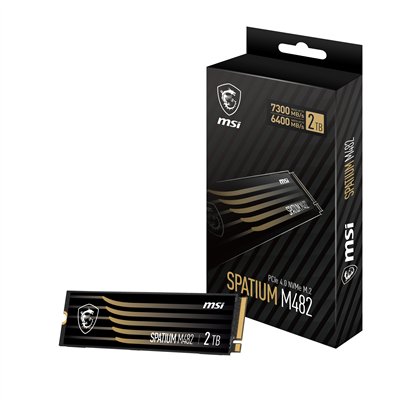 MSI SPATIUM M482 2 TB M.2 PCI Express 4.0 NVMe 3D NAND