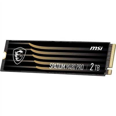 MSI SPATIUM M480 PRO PCIE 4.0 NVME M.2 2TB unidad de estado