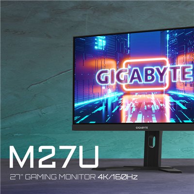 GIGABYTE M27U 27" Monitor de Juego 4K UHD - 3840 x 2160, 160Hz