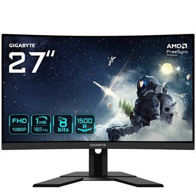 GIGABYTE G27FC A 27" Monitor de Juego Curvo FHD - 1920 x 1080