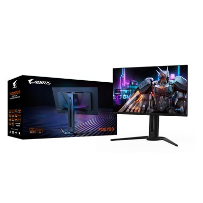 GIGABYTE Monitor de juego AORUS FO27Q3 OLED de 27” - 2560 x