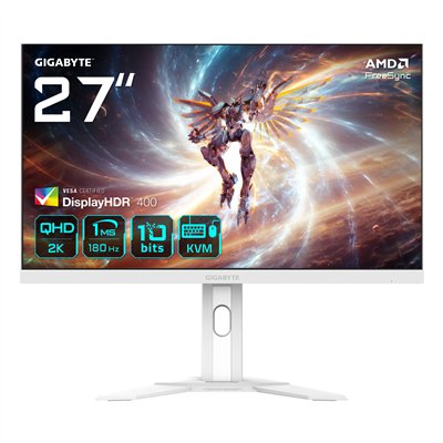 GIGABYTE M27QA ICE 27" Monitor de juegos QHD - 2560 x 1440