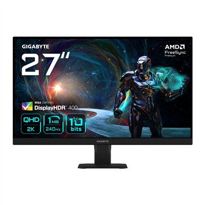 GIGABYTE GS27QXA 27" Monitor de juego QHD - 2560 x 1440, 240Hz