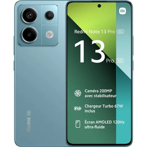 Xiaomi Redmi Note 13 Pro 5G Verde azulado 256GB 8GB 6.67"