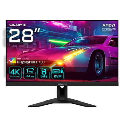 GIGABYTE M28U 28" Monitor de Juego 4K UHD - 3840 x 2160, 144Hz