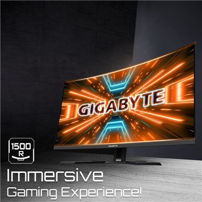 GIGABYTE M32QC 31.5" Monitor de Juego Curvo QHD - 2560 x 1440