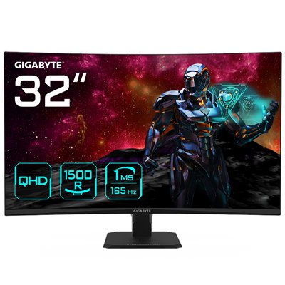 GIGABYTE GS32QC 31.5" Monitor de Juego Curvo QHD - 2560 x 1440