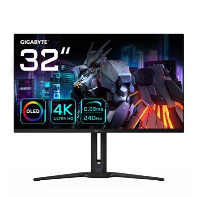 GIGABYTE Monitor de juegos OLED AORUS FO32U2 de 32” - 3840 x