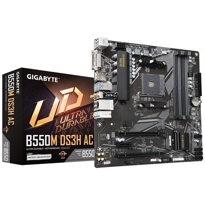 GIGABYTE B550M DS3H AC placa base AMD B550 Zócalo AM4 micro ATX