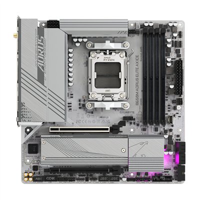 GIGABYTE B650M AORUS ELITE AX ICE Placa base - AMD Ryzen serie