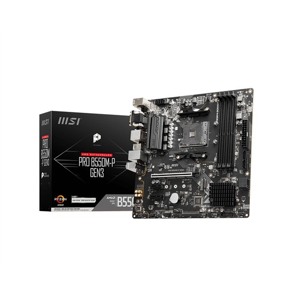 MSI PRO B550M-P GEN3 placa base AMD B550 Zócalo AM4 micro ATX