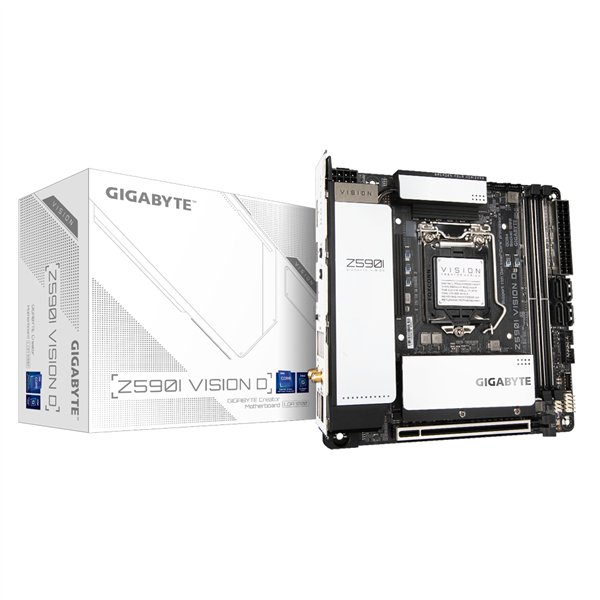 GIGABYTE Z590I VISION D placa base Intel Z590 LGA 1200 (Socket H5) mini ITX