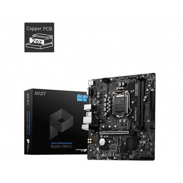 MSI B560M PRO-E placa base Intel B560 LGA 1200 (Socket H5) micro ATX