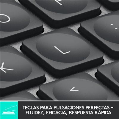 Logitech MX Keys Mini teclado Oficina RF Wireless + Bluetooth