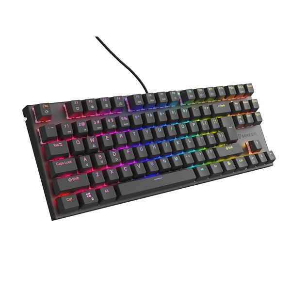 GENESIS Thor 303 TKL teclado Juego USB QWERTY Español Negro