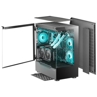 Mars Gaming MC-ULT Negra Caja Gaming Custom XXL E-ATX, Doble