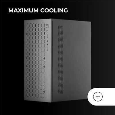 Mars Gaming MC-1000 Negra Caja MicroATX Frontal Metal-Mesh