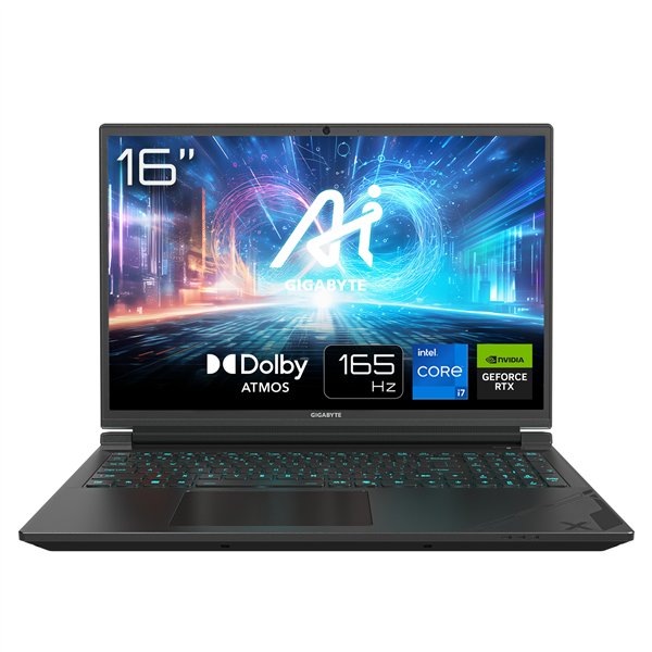 GIGABYTE Gaming 9KG-43ES864SD Intel® Core™ i7 i7-13650HX Portátil 40,6 cm (16") WUXGA 32 GB DDR5-SDRAM 1 TB SSD NVIDIA GeForce R