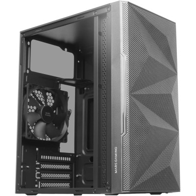 Mars Gaming MC-1500 Negra Caja MicroATX USB 3.0 con Ventana