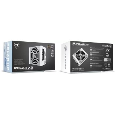 Cougar Polar X2 1200W PCIe 5.0 Fuente 80 Plus Platinum Full