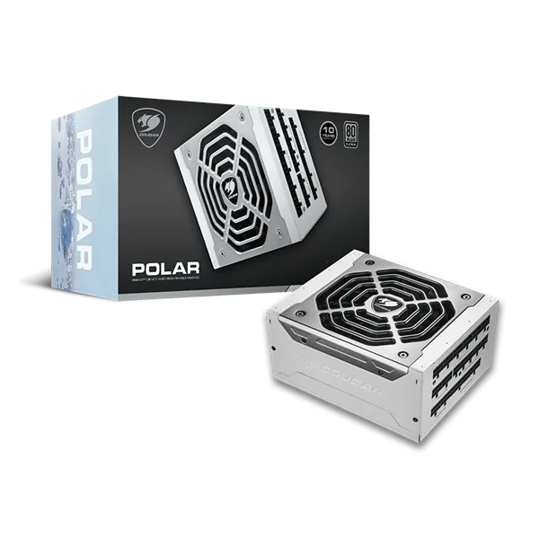 Cougar Polar 1050W 80 Plus Platinum Full Modular, Blanca