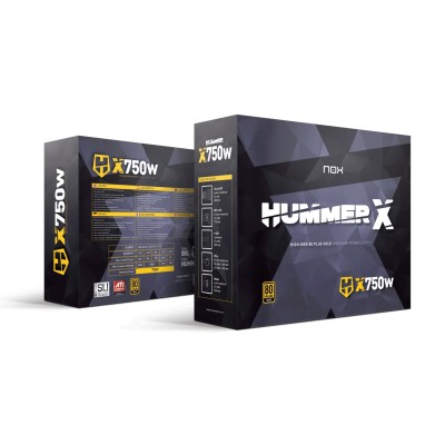 NOX Hummer X Gold Edition 750W 80 Plus Gold Full Modular