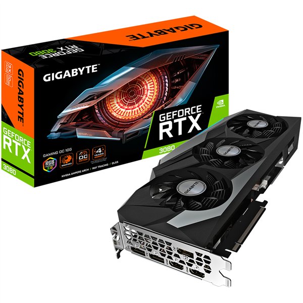 GIGABYTE GAMING GeForce RTX 3080 OC 10G (rev. 2.0) NVIDIA 10 GB GDDR6X