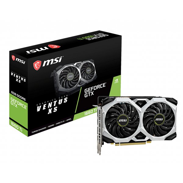 MSI VENTUS GeForce GTX 1660 Ti XS 6G NVIDIA 8 GB GDDR6