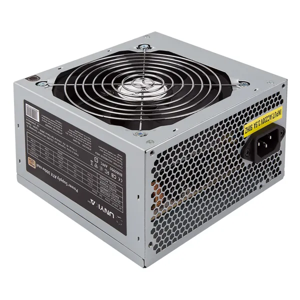 Fuente De Alimentacion Unykach Atx 52011 300w Apfc Activo Ventilador 12x12 Silencioso 85% Eficiencia