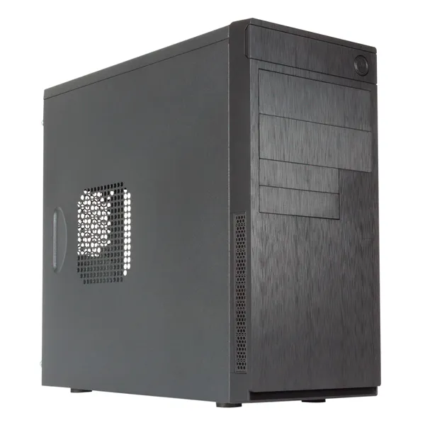 Caja Micro Atx Unykach Caviar 6k Pro Evo Type C Matx Caja Negra Con Frontal Cepillado Conectores Usb