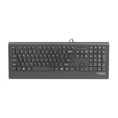 NATEC Barracuda Slim Teclado oficina/hogar Español, Negro USB