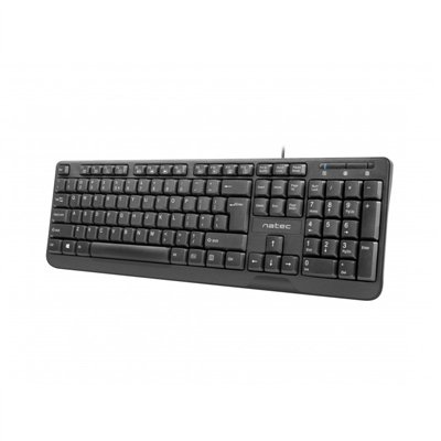 NATEC Trout Slim Teclado oficina/hogar Español, Negro USB