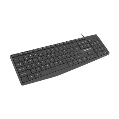 NATEC Nautilus Slim Teclado Negro oficina/hogar Español, USB