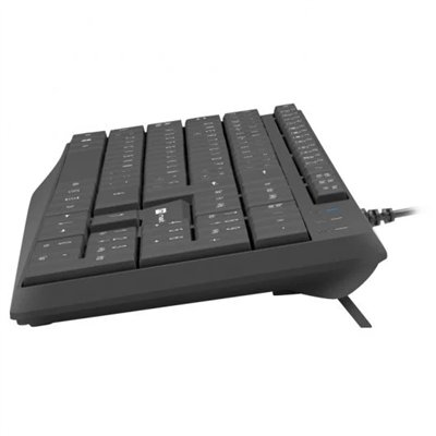 NATEC Nautilus Slim Teclado Negro oficina/hogar Español, USB