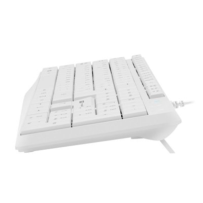 NATEC Nautilus Slim Teclado Blanco oficina/hogar Español, USB