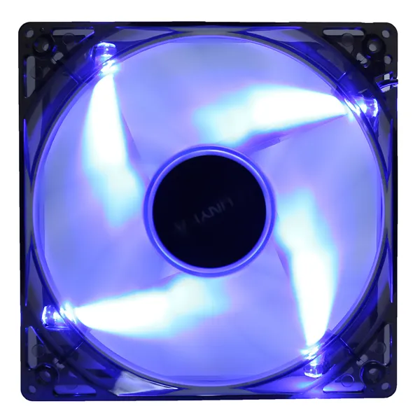 Ventilador Interno Unykach 120mm Translucido Con Led Blue 9 Aspas