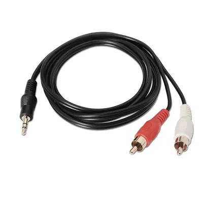 Cable Estéreo Aisens A128-0147/ Jack 3.5 Macho - 2x RCA Macho/