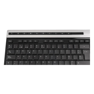 Teclado Multimedia Unykach A2930 Usb Diseño Slim Con 105 Teclas