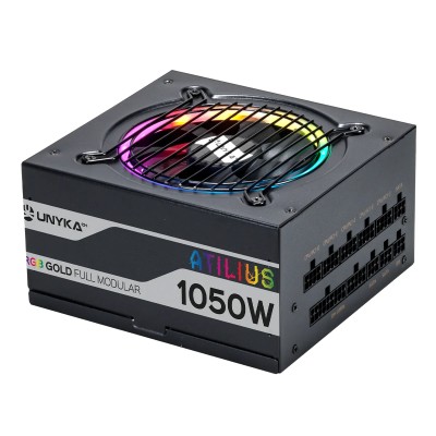 UNYKAch Atilus RGB Black 1050W 80 PLUS Gold FULL Modular F.