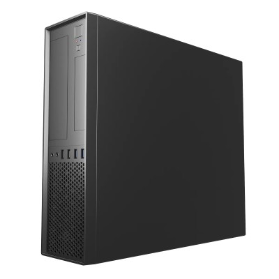 Caja Microatx Slim Unyka Slim Uk 3001 Black Posicion Horizontal