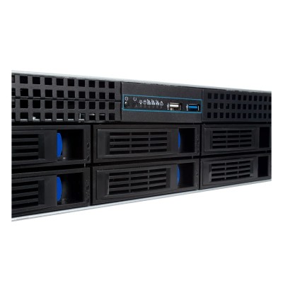 Caja Rack 19" 2u 8 Bahias Hot Swap Unykach Atx Usb 3.0