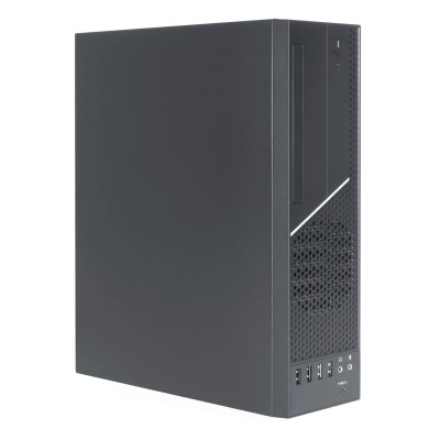 Caja Microatx Slim Unyka Uk3003 De 8.3l Colo Negro Diseño