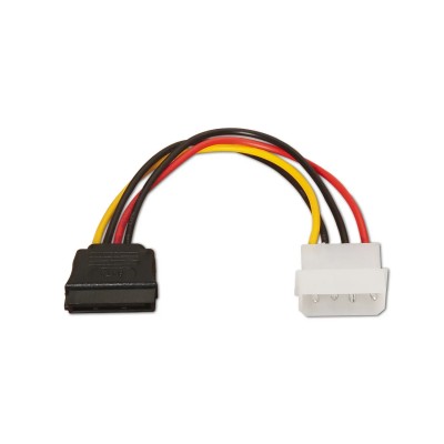 Cable Alimentación SATA Aisens A131-0158/ Molex 4 PIN Macho -