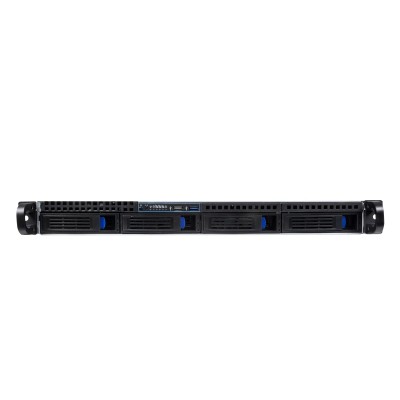 Caja Rack 19" 1u Unykach Hsw4104 4 Bahias Exernas Hot Swap De