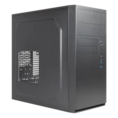 Unyka Aero C11 Caja Micro ATX USB 3.0, Negra efecto de aluminio