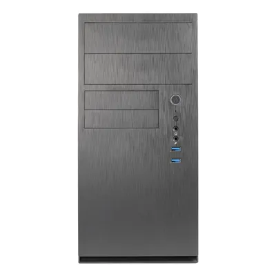 Unyka Aero C11 Caja Micro ATX USB 3.0, Negra efecto de aluminio