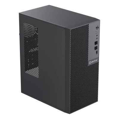 Unykach Numen 500 Pro Caja Micro ATX Negra, USB 3.0 y USB-C