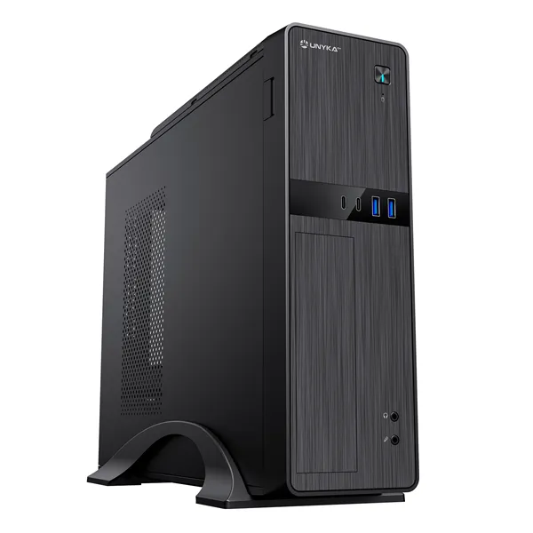 Unyka UK2011 Caja Micro ATX Slim con fuente SFX 450W, Negra USB 3.0/USB-C